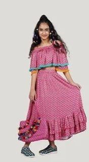 Floral Print off Shoulder Top and Skirt