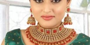 Maroon Bridal Jewellery Set