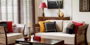 5 Seater Wooden Sofa Set