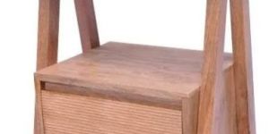 Single Drawer Wooden Bedside Table