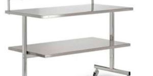 Packing Table with Two Shelves