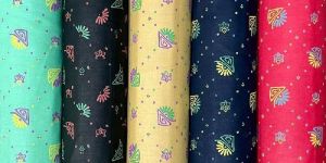 Rajwadi Print Cotton Nighty Fabric