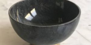 Wooden & Marble Serving Bowl