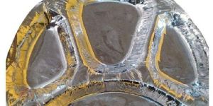 12 Inch Silver Paper Compartment Plates