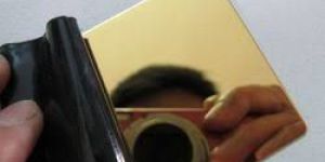Stainless Steel Gold Mirror Sheet