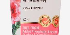 Fabessentials Wild Rose Wheatgerm Honey Face Wash 100 gm with 100% Organic