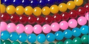 8mm Round Glass Beads