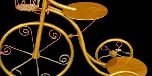 decorative Golden Color cycle flower/cake stand