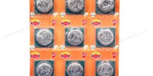 Stainless Steel Scrubber + Green Pads Helping Hand Magic Cleen