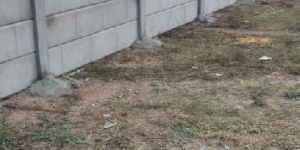 Grey RCC Compound Wall