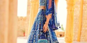 Designer Georgette Lehenga Choli with Embroidery Work And Soft Net Dupatta for Women, Party Wear Cha