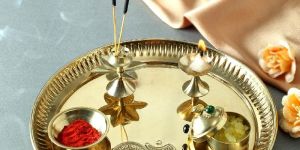 Brass Thali Set
