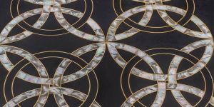 Brass and Mother of Pearl Inlay