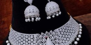 American Diamond Necklace Set