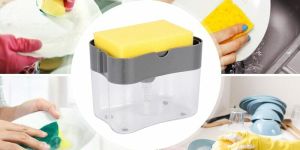 2 in 1 Liquid Soap Dispenser