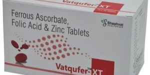 Ferrous Ascorbate 100mg + Folic Acid 1.5mg+ Zinc 22.5mg Tablet