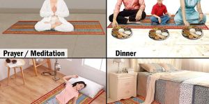 Reversable Korai-Grass made Yoga Mat