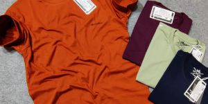 Heavy cotton round neck mens T-shirts