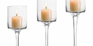 Glass Candle Holder
