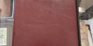 Hotel Menu Folder LEATHER