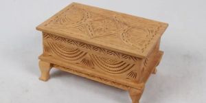 Wooden Carving Jewelry Box with Paye