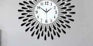 Analog Acrylic Metal Wall Clock