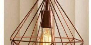 Metal Geometric Hanging Light
