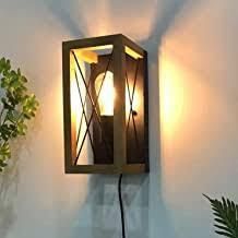 Metal Square Box Shaped Wall Light