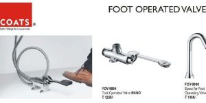 SS Foot Operated Valve