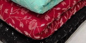 Fancy Georgette Embroidery Fabric