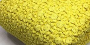 White Embroidered Net Fabric