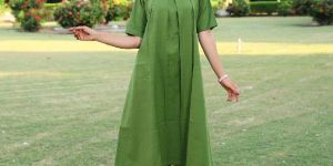 Linen Cotton Midi Dress