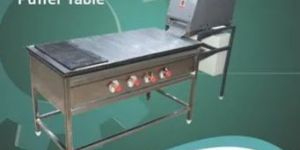 Stainless Steel Chapati Puffer Table