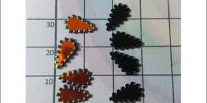 Droplet Design Drop Frill Sequins