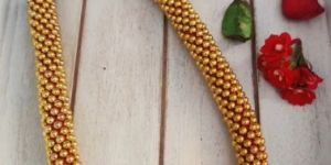 Gold Toned Necklace Set