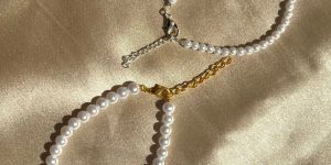 Silver Plated Pearl Bracelet