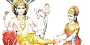 Marble Laxmi Narayan Statue