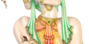 Marble Lord Krishna Statue
