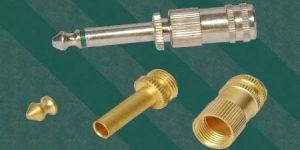 Brass Audio Jack Parts