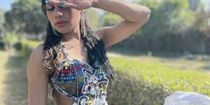 Ladeis Backless Long Gown