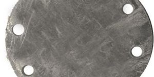 Galvanised Steel Round Flange Base Plate