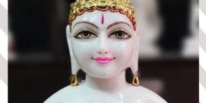 Marble Jain Mahaveer Statue
