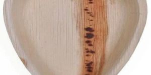 Heart Shaped Areca Leaf Bowl