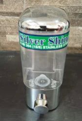 Stainless Steel and Plastic Wall Mounted Soap Dispenser