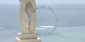 Marble Modern Art Couple Sculpture