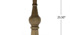 Bone Inlay Pedestal Table