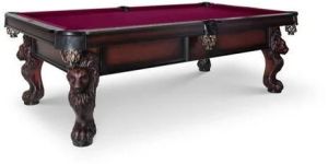 Antique Pool Table 8x4 Ft