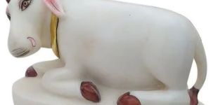 Marble Cow Statue