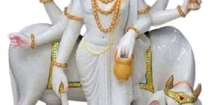 Marble Dattatreya Statue