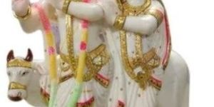 Marble Radha Krishna Statue